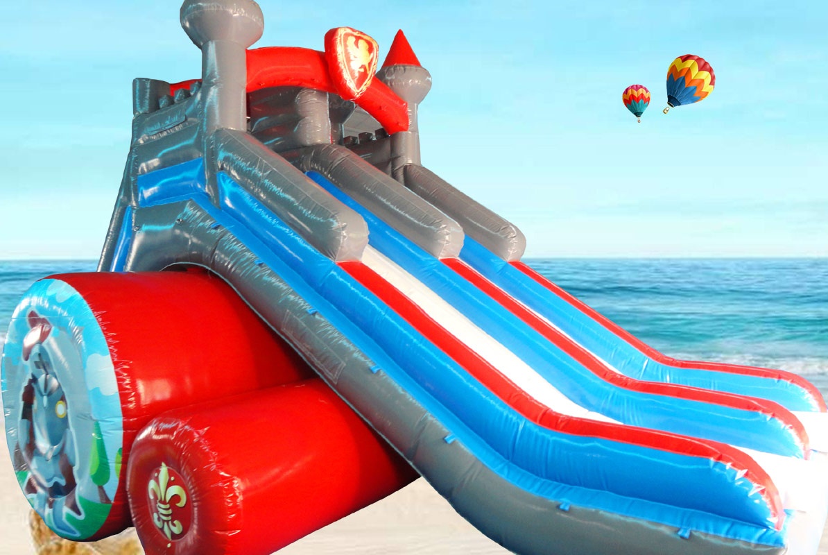 inflatable water slide academy