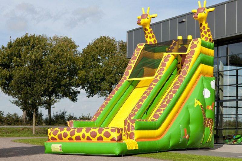 Super Giraffe inflatable Slide Attraction