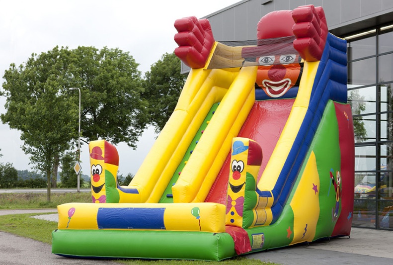 Super Clown Inflatable Slide Amazing Attraction