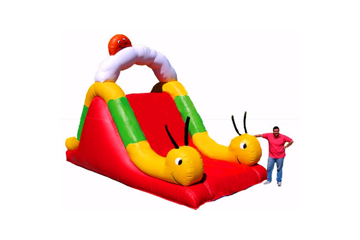 Kids Worm Slide Inflatable Water Slide