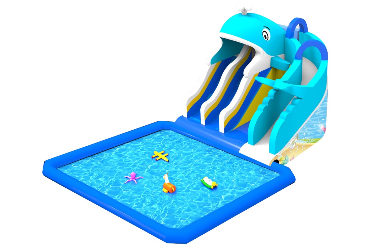 whale inflatable pool