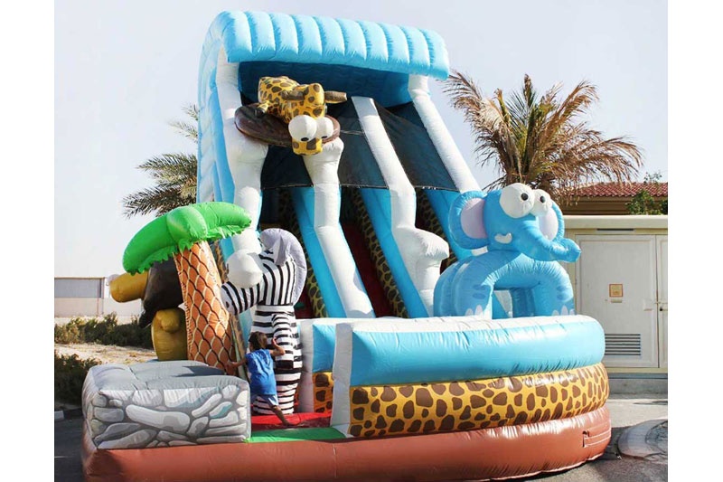 DS060 23FT Jungle Slide Inflatable Dry Slide