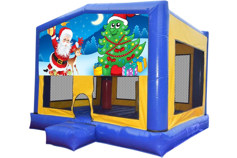 WB076 Merry Christmas Inflatable Bounce Houseinflatable bouncers