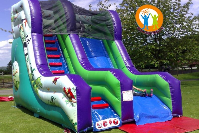 DS098 18ft Mega Jungle Inflatable Dry Slide