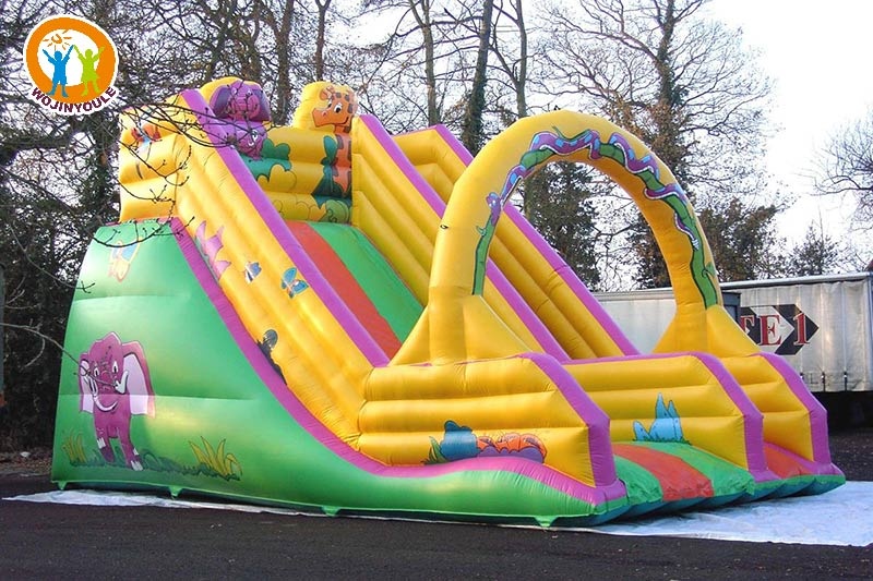 DS148 26ft Tall Safari park Theme Inflatable Dry Slide