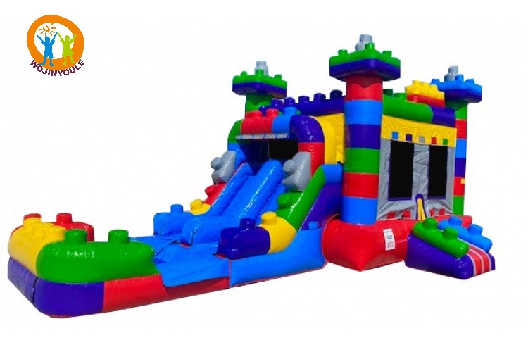 WB453 Mega Block Inflatable Wet Combo Bouncer Slide