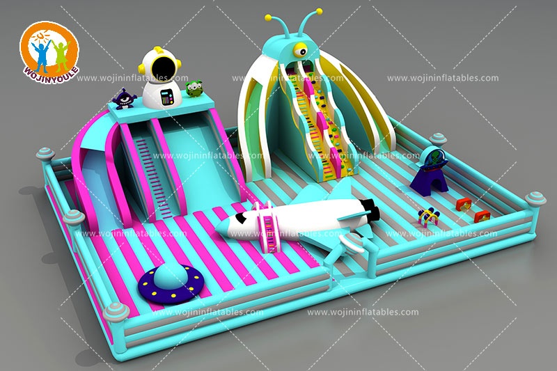 TP081 Space Theme Commercial Customized Inflatable Theme Park