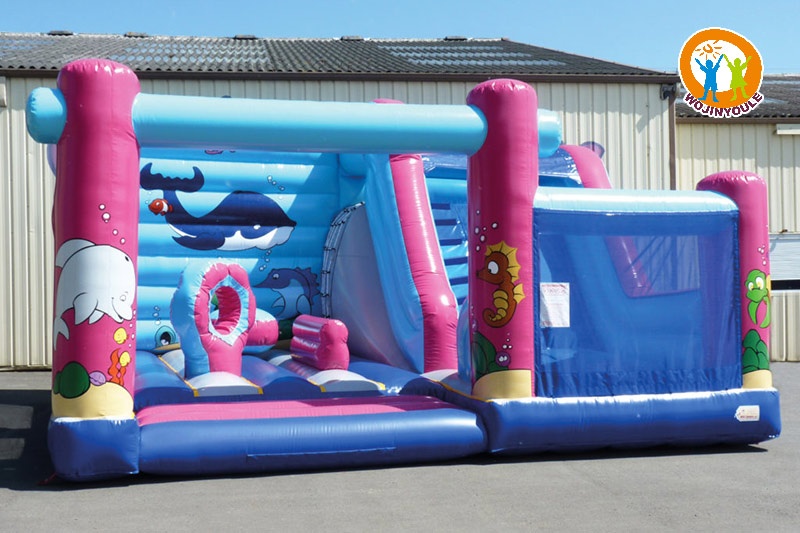 WB554 Pirate Obstacle Infatable Combo Bouncy Castle Slide