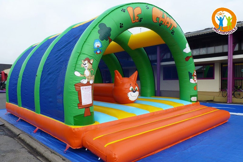 WB575 4 Arches Cat Infatable Jumping Castle with Roof