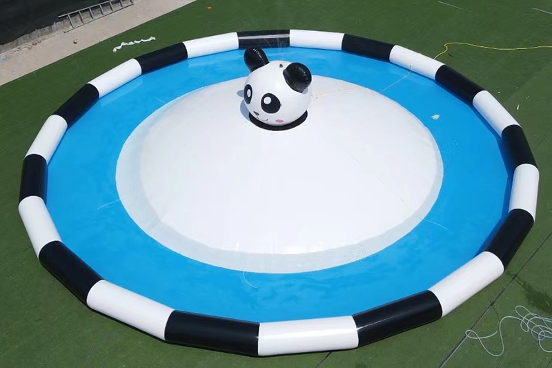 WP016 Commercial Panda Round Inflatable Water Pool Jumping