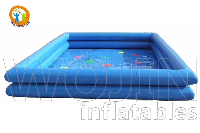 WP022 Commercial Outdoor PVC Inflatable Water Pool Double Rings