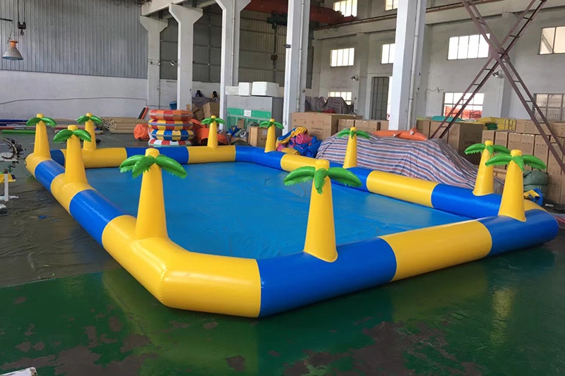 WP030 Commercial Jungle Style Palm Tree Inflatable Water Pool