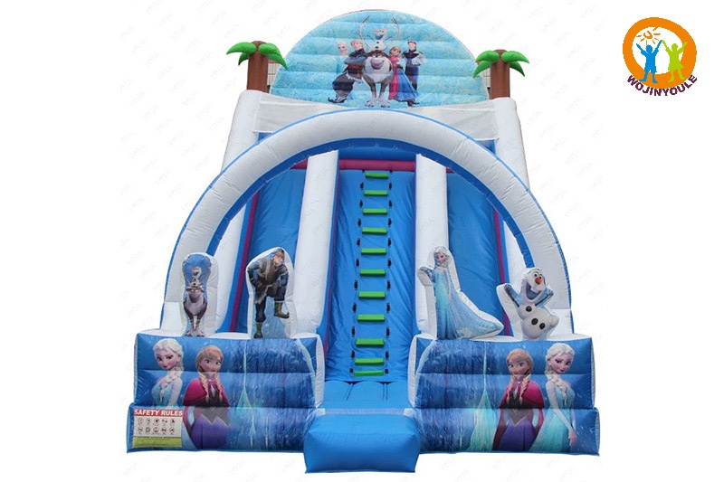 DS261 23ft Tall Frozen Theme Dual Lane Inflatable Dry Slide