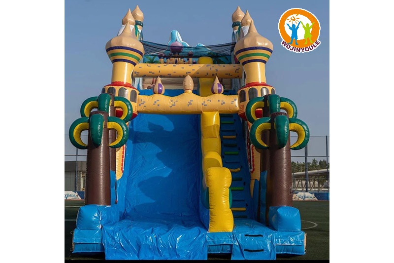 WS256 23ft Tall Aladdin Theme Inflatable Water Slide