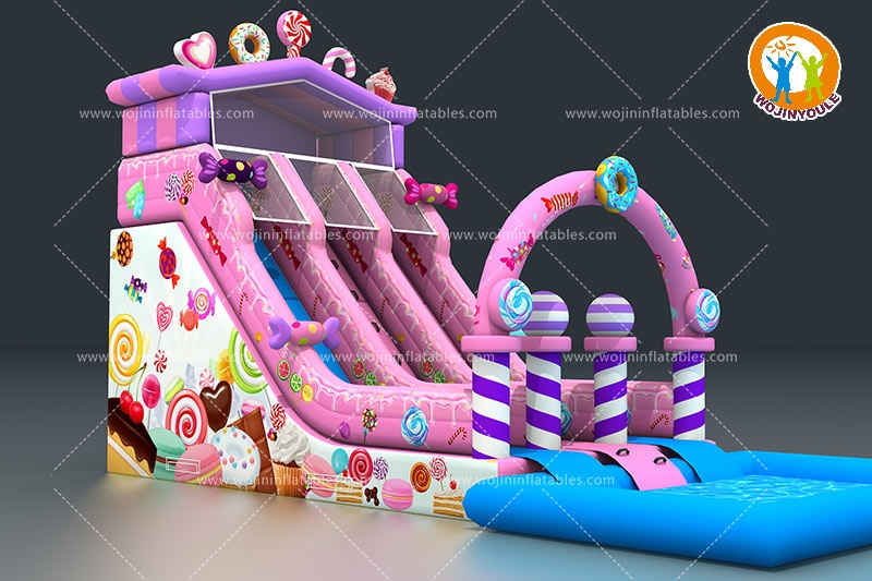 WS251 23ft Tall Candy Theme Inflatable Water Slide