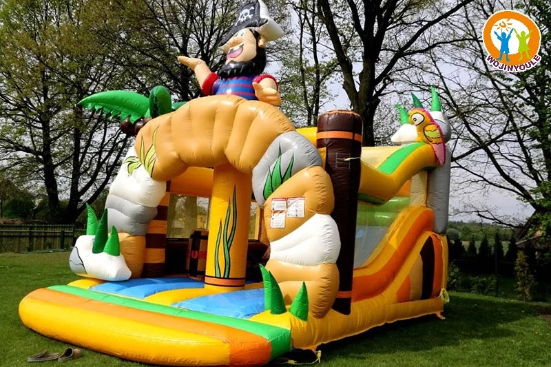 WB584 Combo Pirate Inflatable Castle with Slide