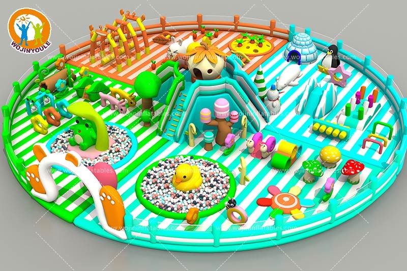 TP095 Commercial Outdoor Inflatable Theme Park Kids Playground