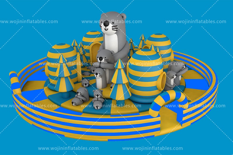 TP097 Commercial Outdoor Inflatable Theme Park Jumping Fun