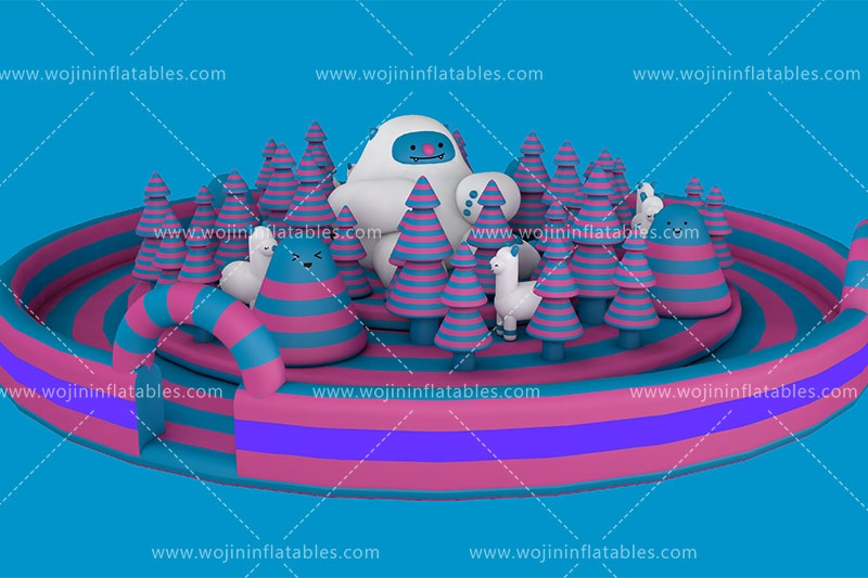 TP099 Commercial Outdoor Inflatable Theme Park Jumping Fun