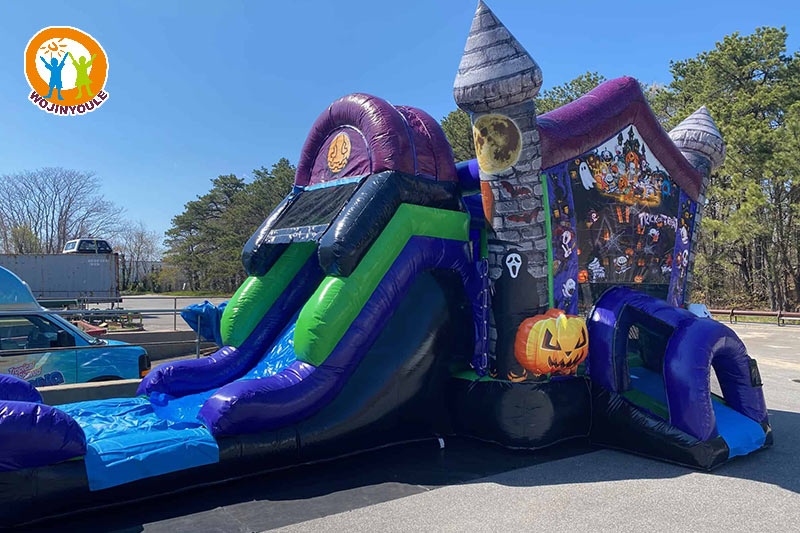 WB601 Halloween Bounce House Inflatable Combo with Slide