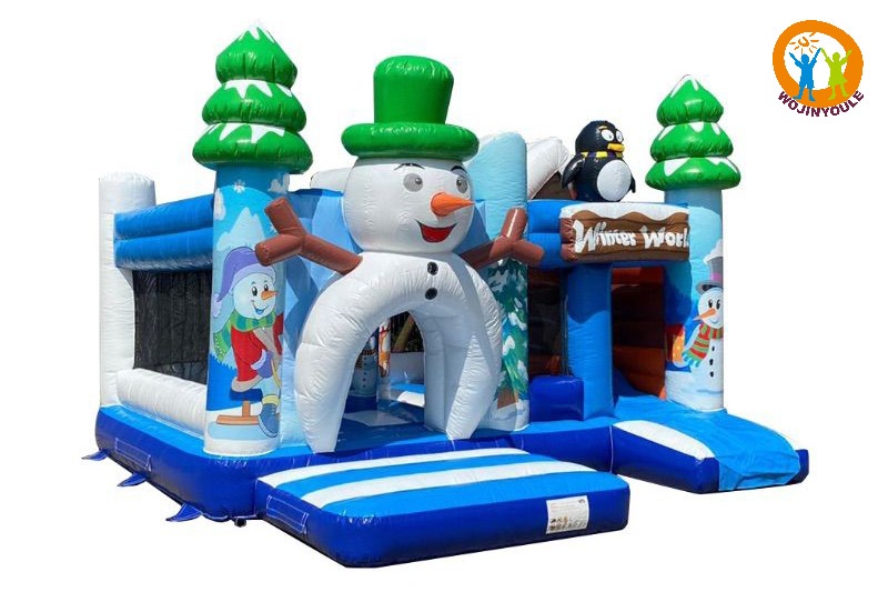 WB613 Winter Multiplay Combo Inflatable Bouncer Slide