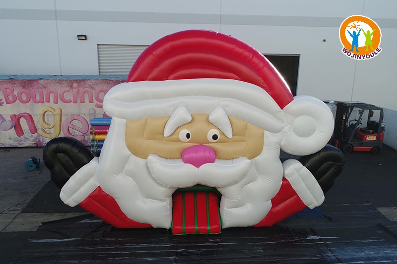 WB614 Commercial 3D Santa Bouncer Inflatable Jumping Castle