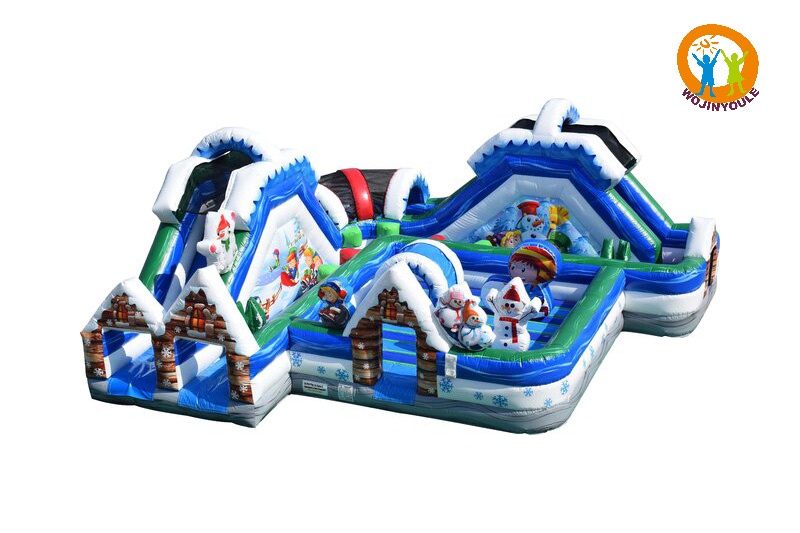 WB619 Commercial Winter Playground Inflatable Obstacle Course