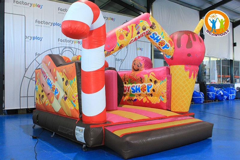 WB620 Commercial Candy Theme Inflatable Bounce House