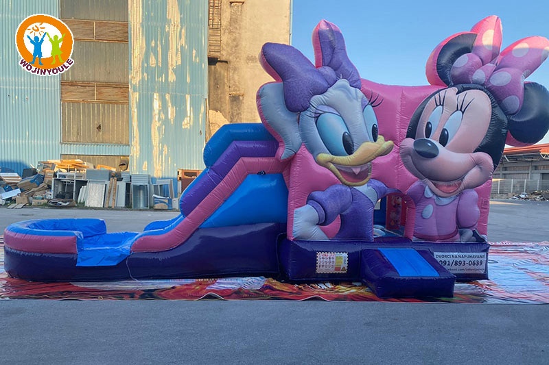 WB591 Minnie & Daisy Inflatable Combo Slide