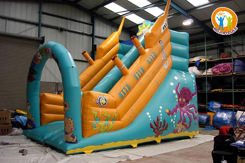 DS199 20ft Sea Ship Theme Inflatable Dry Slide