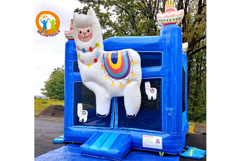 WB632 The 3D Llama Inflatable Bounce House