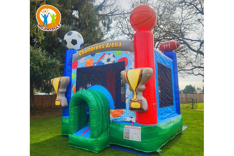 WB636 The 3D Sport Arena Inflatable Bounce House