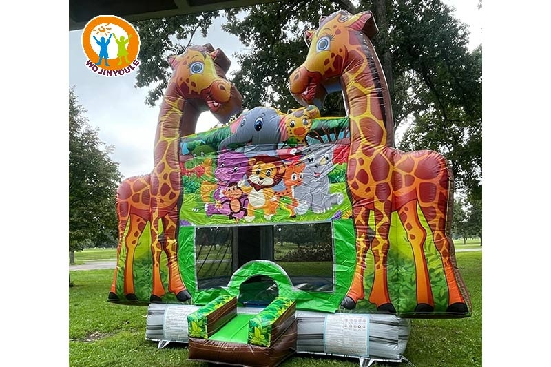 WB644 The Jungle Theme Inflatable Bounce House