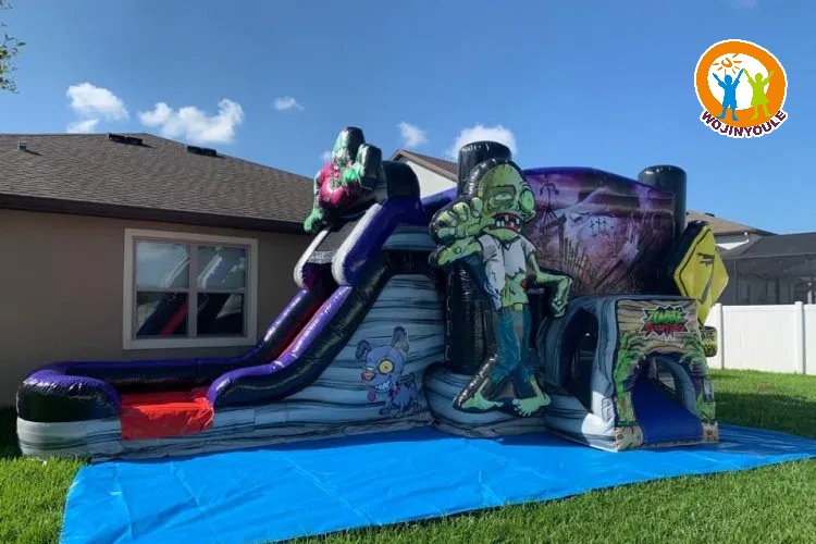 WB628 Zombie Bounce Slide Inflatable Combo