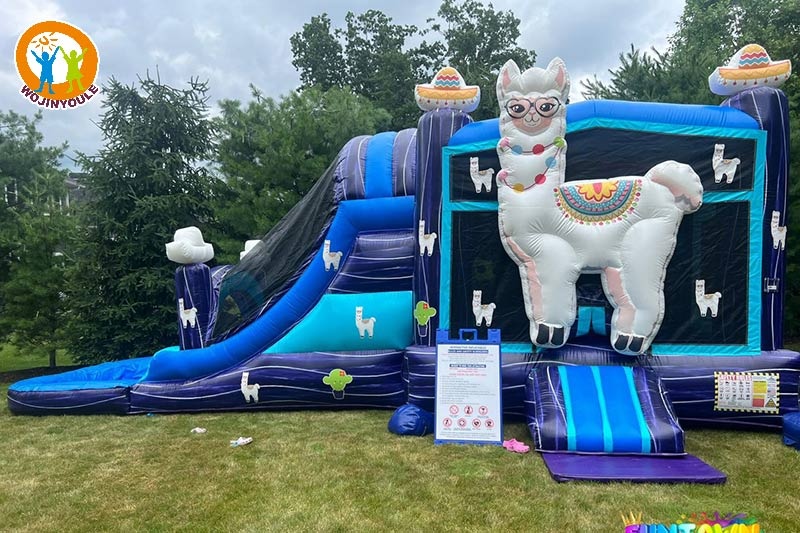 WB640 Big Llama Wet Combo Inflatable Bouncer Water Slide