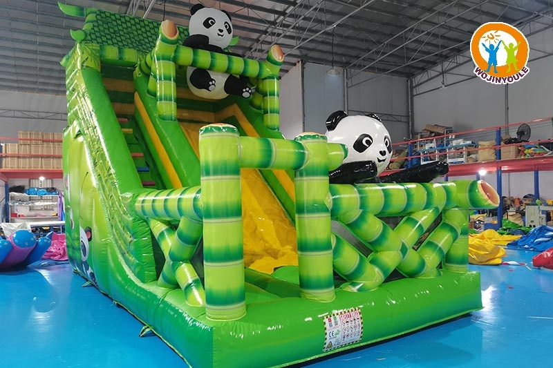 WB652 Panda Bambus Inflatable Castle Park Fun City Playground