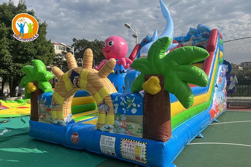 WB659 Under the Sea Inflatable Castle Park Fun City Playground