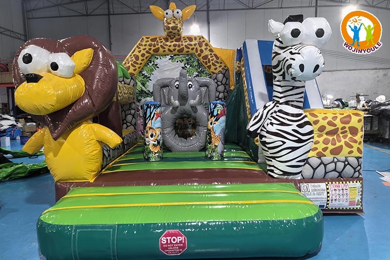 WB658 Little Safari Inflatable Combo Bouncer Slide