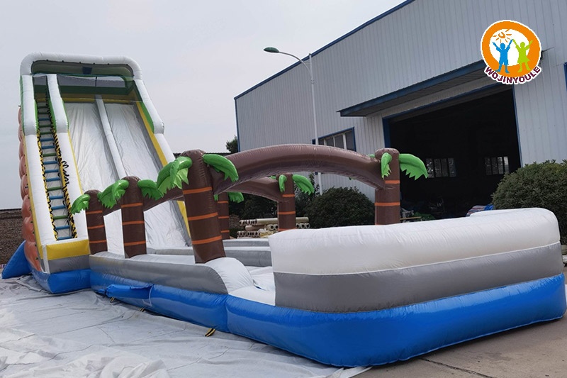 WS282 26ft Commercial Jungle Mega Inflatable Water Slide with Pool