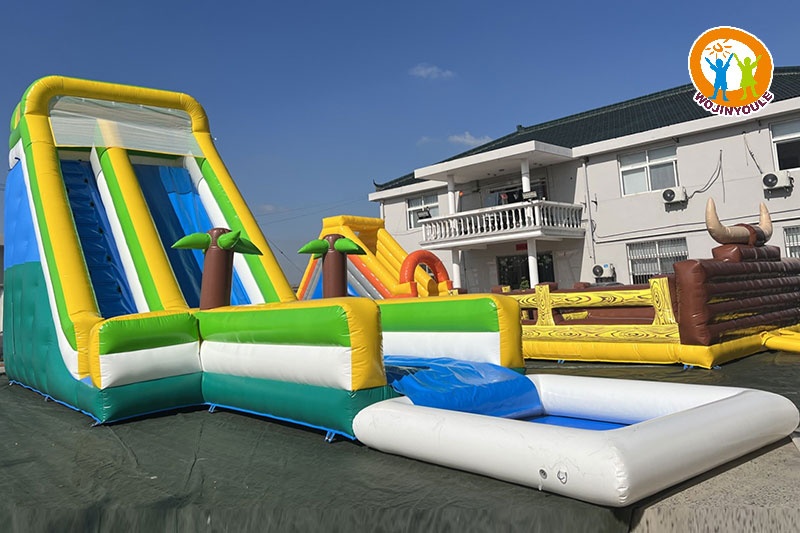 WS270 23ft Commercial NEW Mega Inflatable Water Slide with Pool