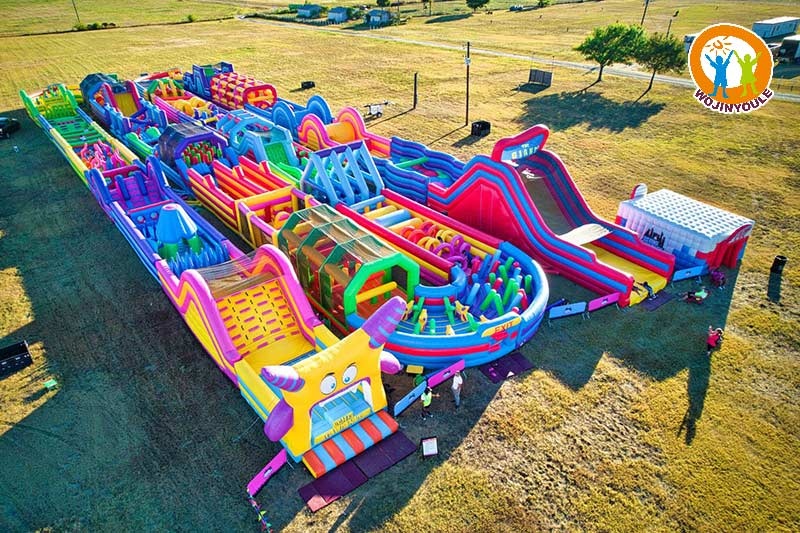 OC043 850ft Long World's Biggest Inflatable Obstacle Course