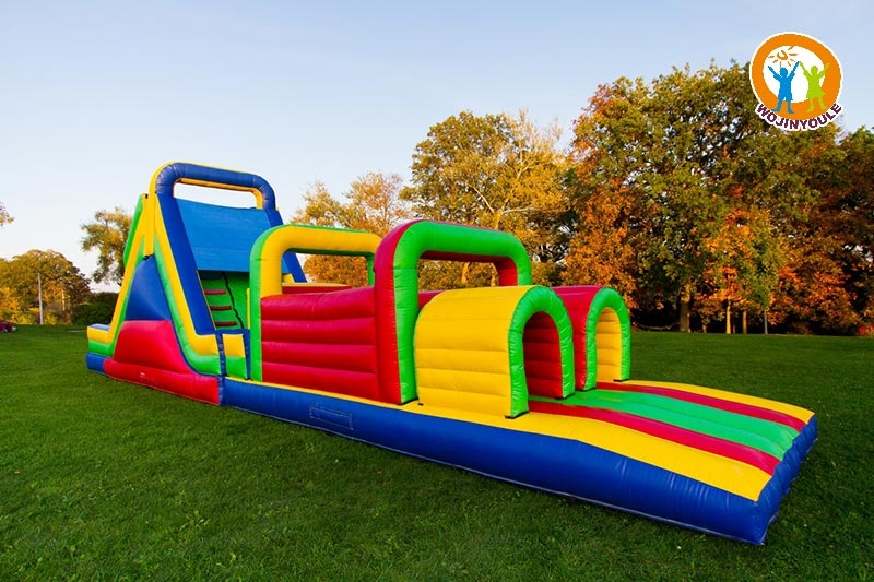 OC079 50ft Long Children Race Game Inflatable Obstacle Course