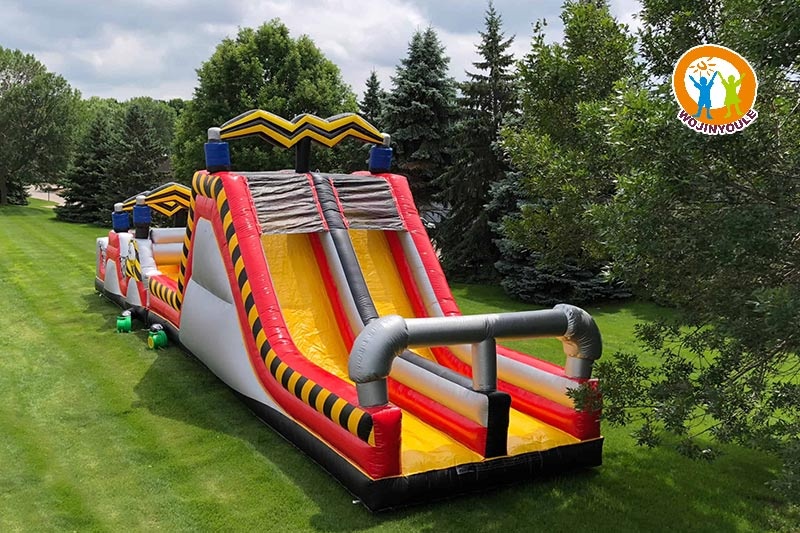 OC080 60ft Long High Voltage Inflatable Obstacle Course