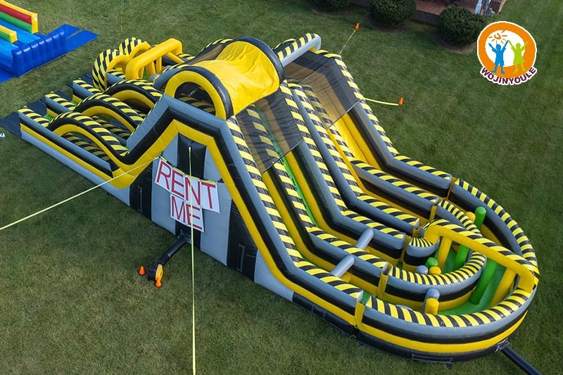 OC081 Atomic Rush 3 Pieces Inflatable Obstacle Course