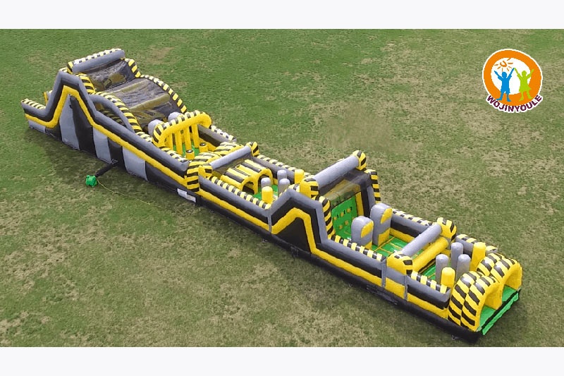 OC082 85ft Long Danger Zone Inflatable Obstacle Course