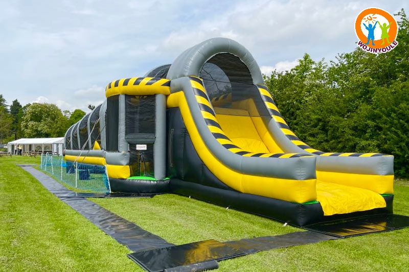 OC088 90ft Long Toxic Drop Assault Inflatable Obstacle Course