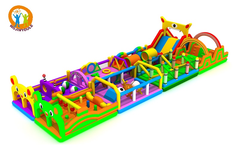 OC133 79ft Long Commercial Grade Inflatable Obstacle Course