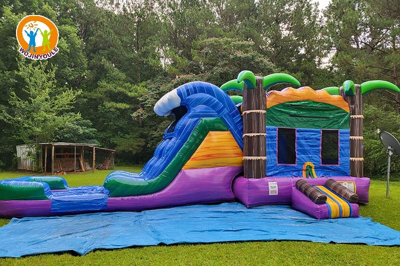 WB457 Baja Wave Double Slide Inflatable Combo Wet