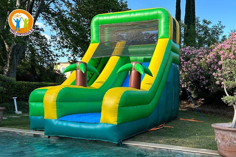 WW163 Palm Beach Inflatable Water Slide into your Pool