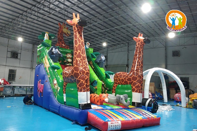 DS281 Tobogan Safari Park Inflatable Dry Slide